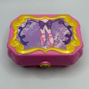 2018 Mattel Polly Pocket Tiny Twirlin Music Box Ballerina Playset Compact, Pink